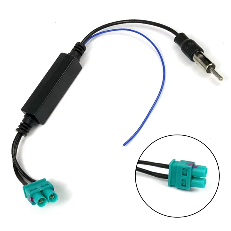 Double Fakra Car Radio Antenna Adapter Fakra Plug Vehicle Aerial Stereos FM Navigation Connector Cable-Y41A