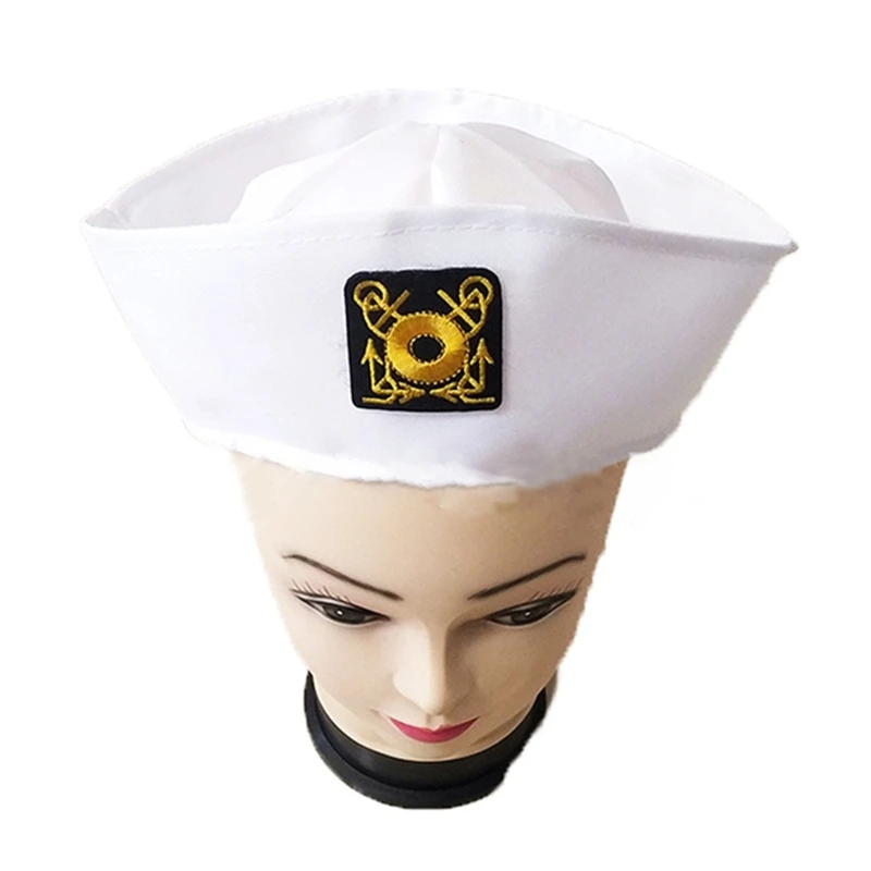 Sailor Hat Marine Captain Nautical Cosplay Military for Women Men Valentine's Day sailor hat