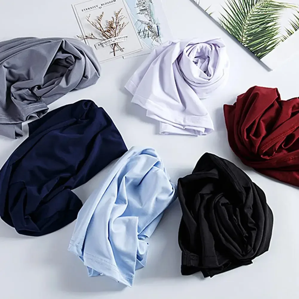 Description Picture 6 of itemMale Summer Casual Vest Sleeveless V-Neck Ice Silk Vest T-Shirts Tank Top Breathable Sports Undershirt Gyms Running Vest