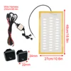 12V Universal Built-in Car Seat Heater Kit Fit 2 Seats Alloy Wire Heating Pads 3 Gear Square Control Switch Warmer Seat Cover 4