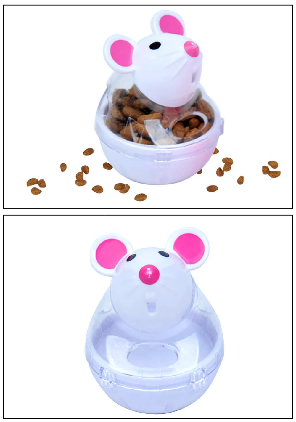 Title 9, Cat Food Toys Automatic Feeder Cat Mice Food Tu...