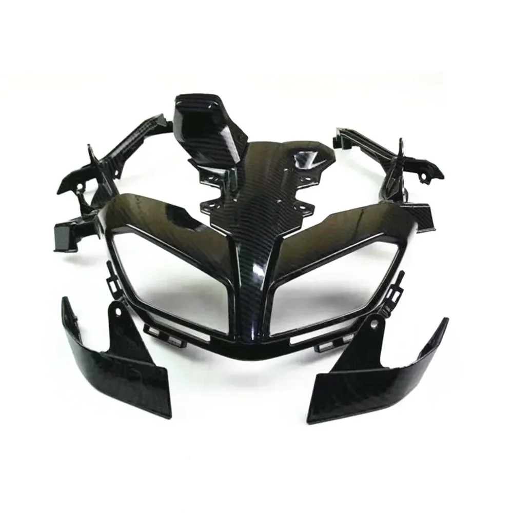 야마하 MT-09 FZ-09 MT09 FZ09 GT SP ST 2017 2018 2019용 카본 파이버 컬러 헤드라이트 프론트 커버 브래킷 페어링