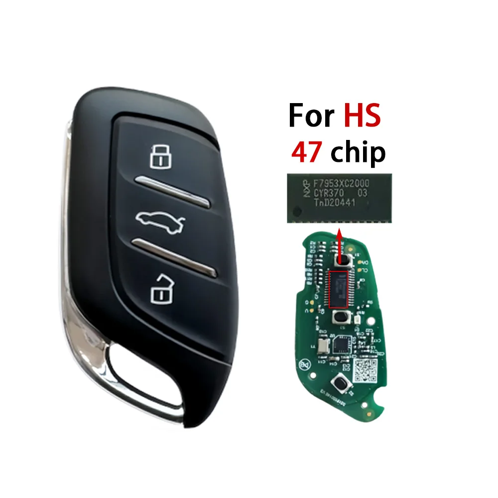 Telecomando Smart YOCASTY con Chip ID47 e 4A, PCB OEM per MG MG4 MG5 ZS MGHS Hybrid HS EHS ZX GT e Roewe Keyless Go - immagine 4