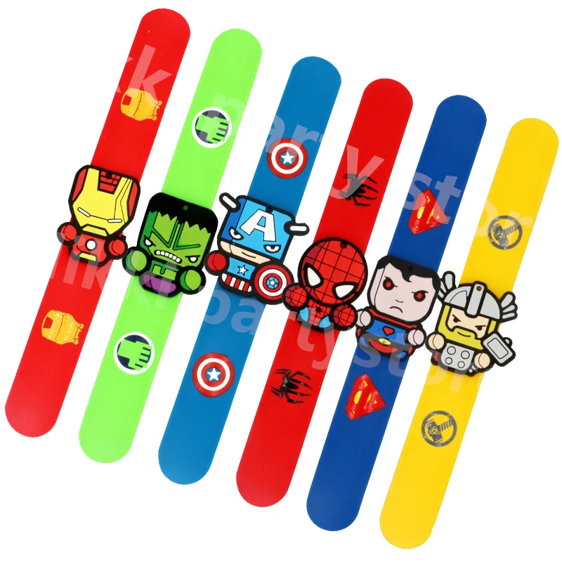 Seamart Bracciali Bambini, 24 Pezzi Spazio Braccialetti Slap Gadget Compleanno, a Scatto Regalini Fine Festa, Slap Bracelets Party Supplies Favors per Bambini, Ragazze e Ragazzi