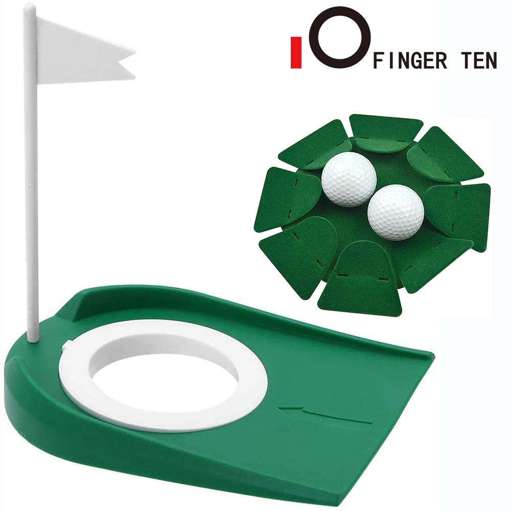 Outdoor Sport Tool Golf Putting Cup With Hole And Flag Alldirection