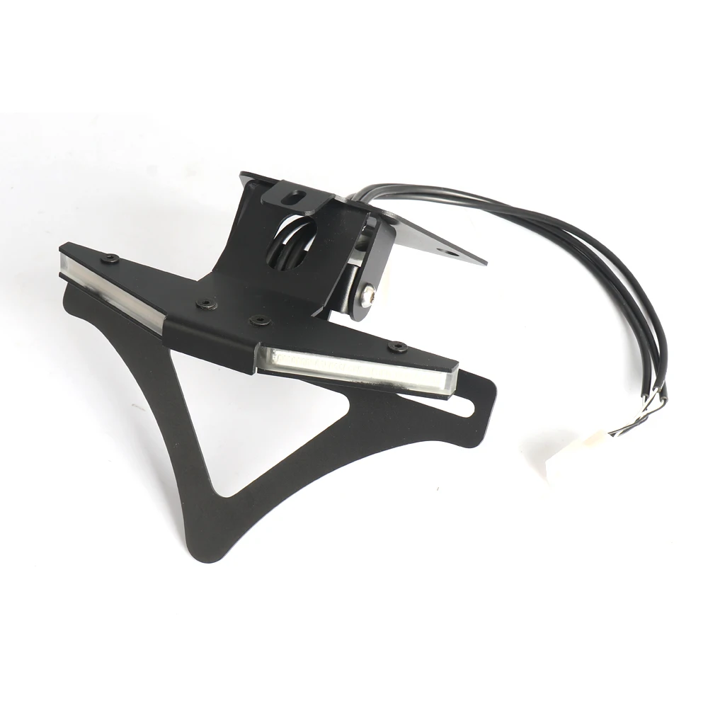 아프릴리아 RS660 투오노 660 V4 RSV4 1100 팩토리 모터사이클 테일 타이디 펜더 제거기 LED 라이트용 접이식 번호판 홀더