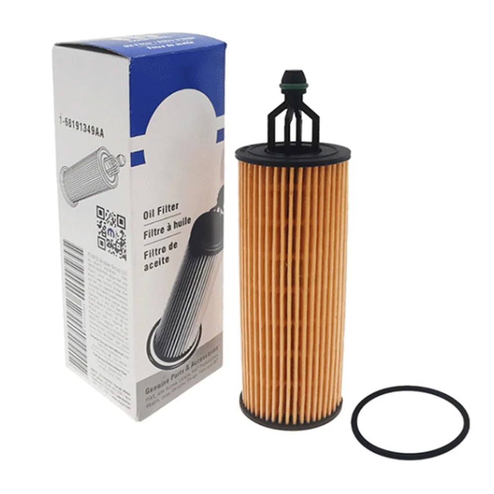 Car Oil Filter Oil Filter 68191349AA For Chrysler 200 Jeep Cherokee Dodge Avenger Ram 1500 Fiat Freemont Lancia Thema 3.2L / 3.6L Engine Guard