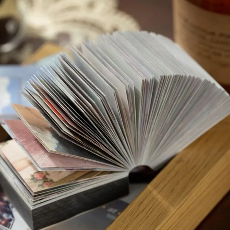 Backing Paper 200pcs Sulfuric Acid And 200pcs Special Paper Material Book Anonymous Mail Series Vintage Fresh Literary Handbook Backing Paper