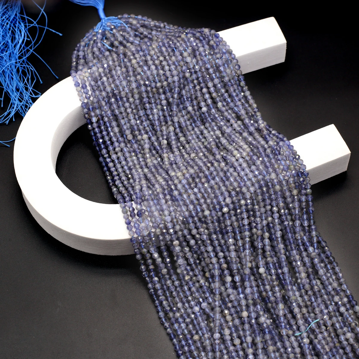 3A High-quality Natural Stone Amethysts Loose Spacing Beaded Jewelry Making DIY Necklaces Bracelet Earrings Accessories 2mm