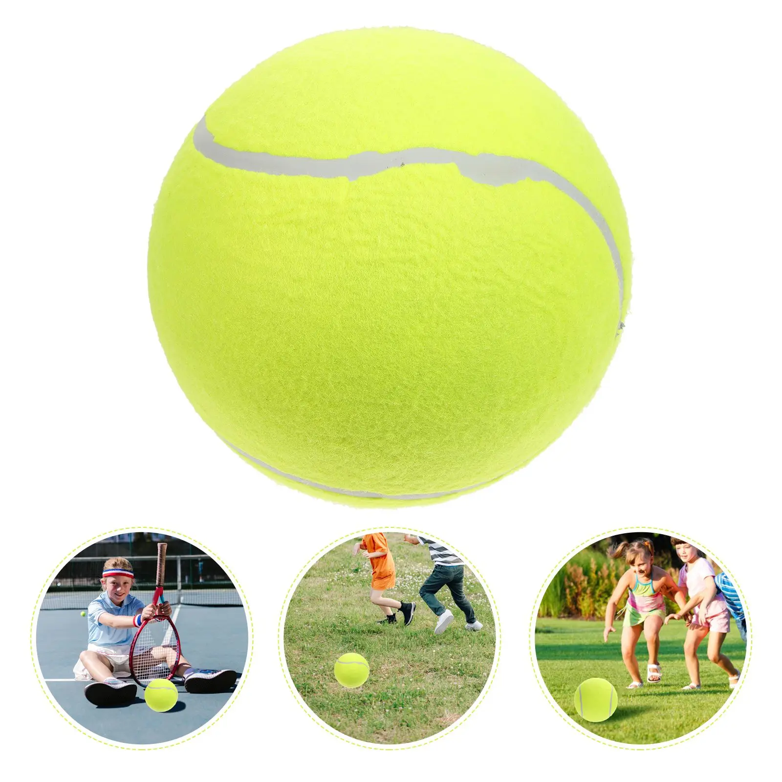 Toy Tennis Balls Inflatable Rubber Pet Big Giant Football Child Outdoor Toys for Kids