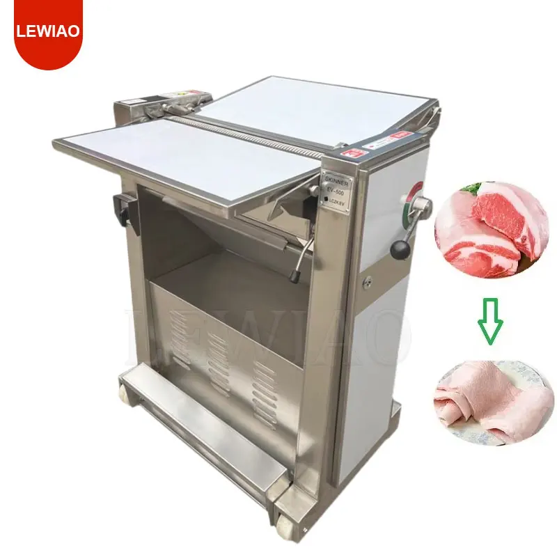 

Pig Meat Pork Skin Peeler Separator Machine Meat Peeling Machine Pork Fatty Remove Maker