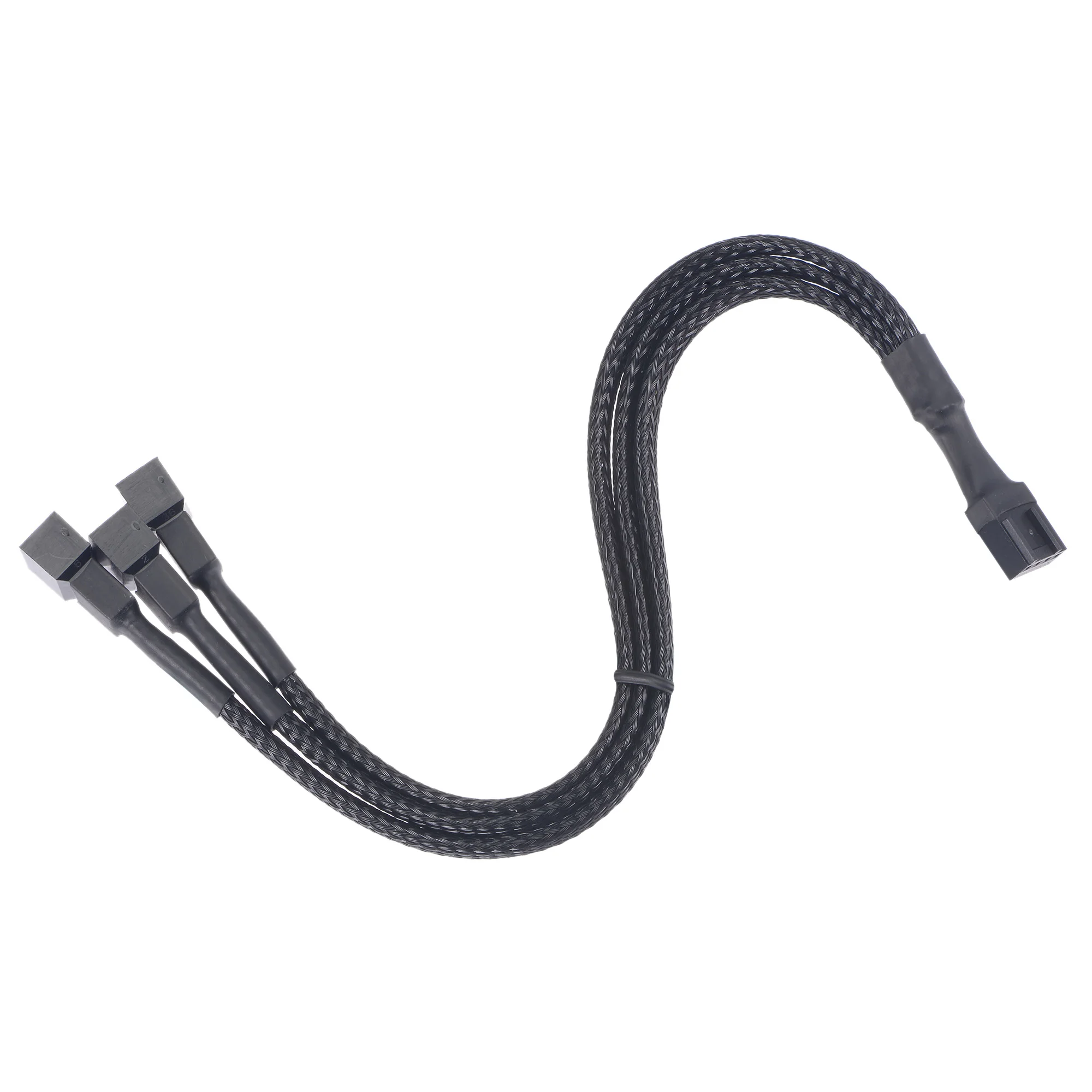 1/2Pcs Fan Splitter Cable 1 to 2/3 Plug / Male to Female 4 Pin Computer Fan Power Extension Cable Converter For Matherboard CPU
