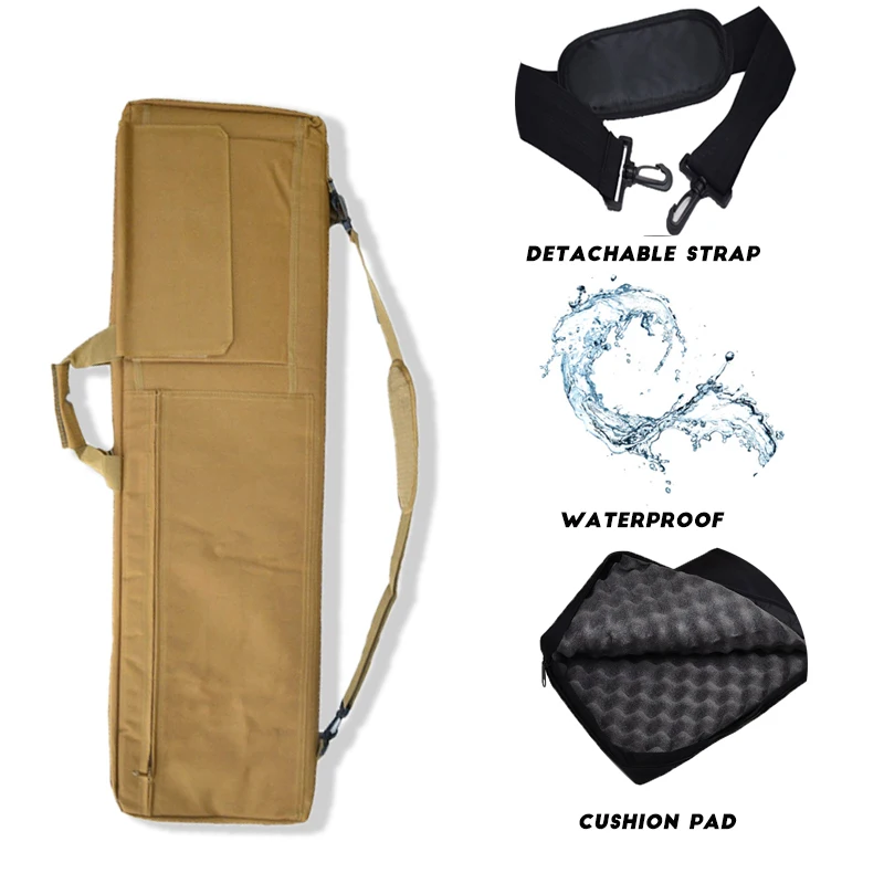 Tactical Rifle Gun Bag Hand Carry Strap 85CM 100CM Rifle Case Shoulder Pouch Hunting Backpack