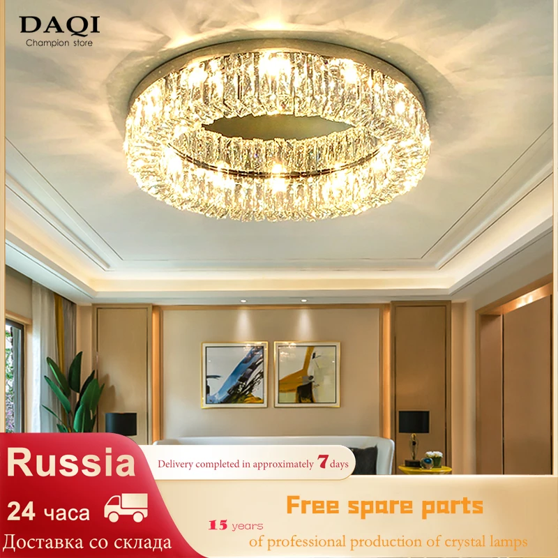 

Modern LED Lighting Crystal Lamp Bedroom Crystal Pendant Light Living Room Ceiling Crystal Lamp Hotel Decoration Crystal Lamps