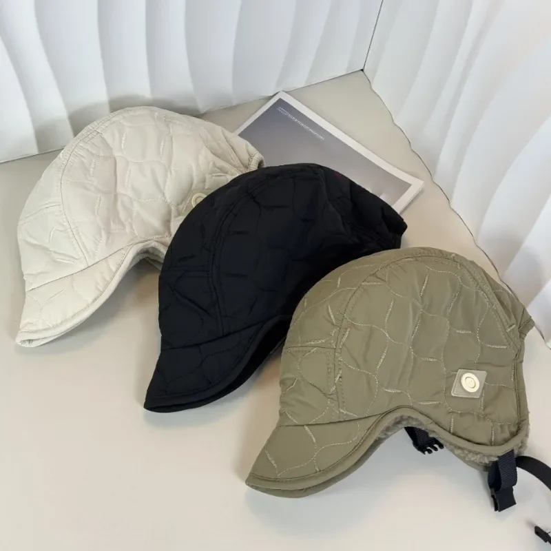 Winter Hat Winter Men Women Trapper Aviator Trooper Earflap Warm Waterproof Ski Down Hat Bomber Cap Ear Protectors Hats Reversible Wearable