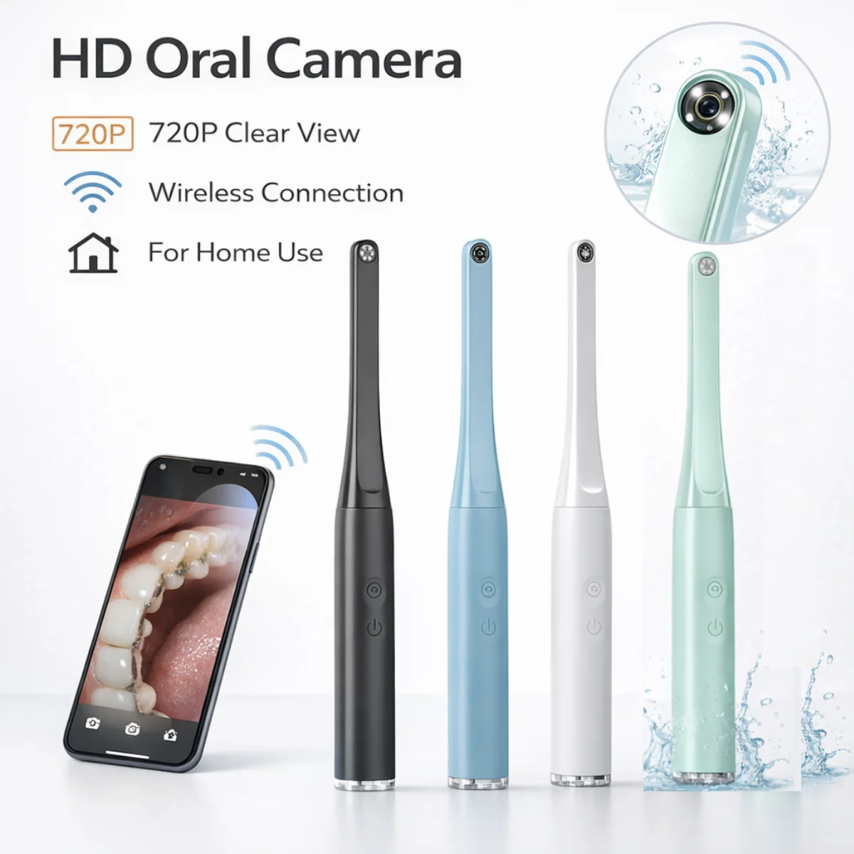 Wireless Visual Ear Skin Viewing Care Endoscopic Camera HD 720P 2 Megapixel Home Care Tool 4