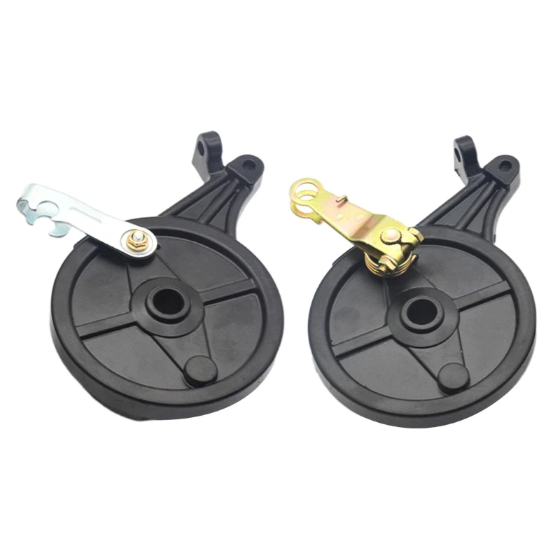 Electric Bike Rear Brake Drum Lock-Up Brakes Pads Motorcycle Brake Levers