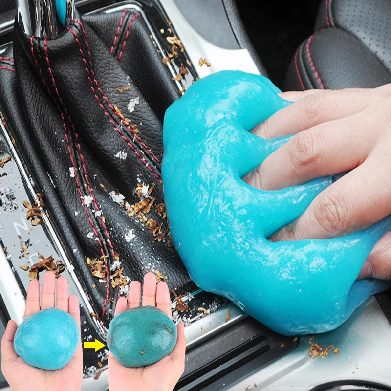 Cleaning Gel Cleaning Magic Mud Car Cleaning Gel Car Detailing Cleaner Car Cleaning Tool Car Cleaning Clay Bar Car Dust Dirt Cleaning Gel Slime Magic Reusable Mud Clay Auto Interior Air Vent Keyboard Clean