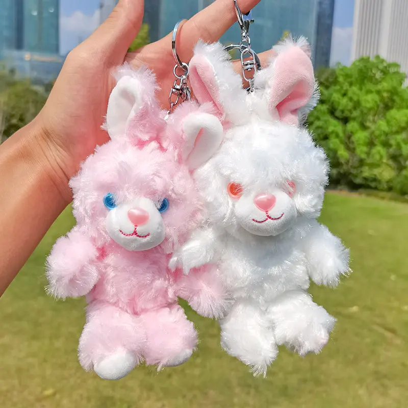 Biplut Bunny Keychain Super Soft Faux Plush Lovely Rabbit Doll