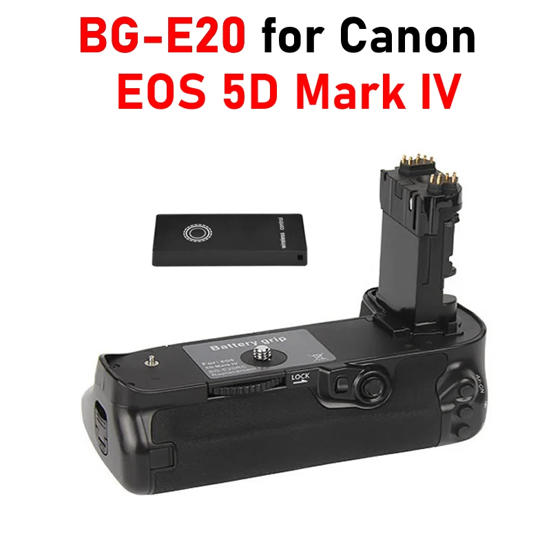 Bg-E20 Impugnatura Batteria + Telecomando Senza Fili Per Canon Eos 5D Mark Iv Bg-E20 Impugnatura Verticale Batteria