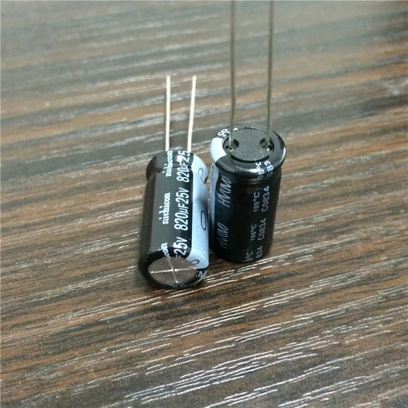 820uF 25V Japan NICHICON HV Series 10x20mm High Ripple Current Low Impedance Aluminum Electrolytic Capacitor electrolytic capacitor,aluminum capacitor,aluminum electrolytic capacitor