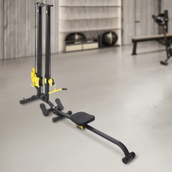 Multifunctional Fitness Rack High Safety Heavy Duty Adjustable Height Home Gym Strength Training Fitness Equipment 4