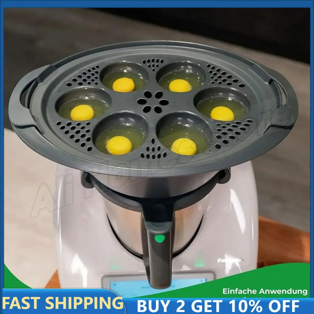 

For Thermomix Egg TM5 TM6 TM31 Models Boiler Cake Pan 6 in 1 Pastry Egg Steamer Oven Baking Mould Kitchen Boiling Eggs Cooking