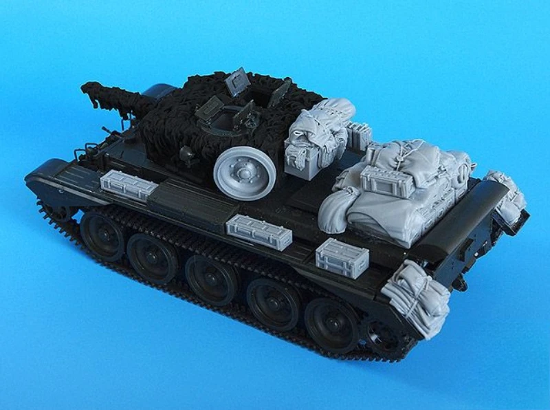 1/35 스케일 다이캐스트 수지 모델 조립 키트 크롬웰 탱크 액세서리 세트(탱크..