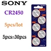 5-30pcs For Sony CR2450 Battery cr 2450 For Car Watch Toys Remote Control Computer Calculator Control 1