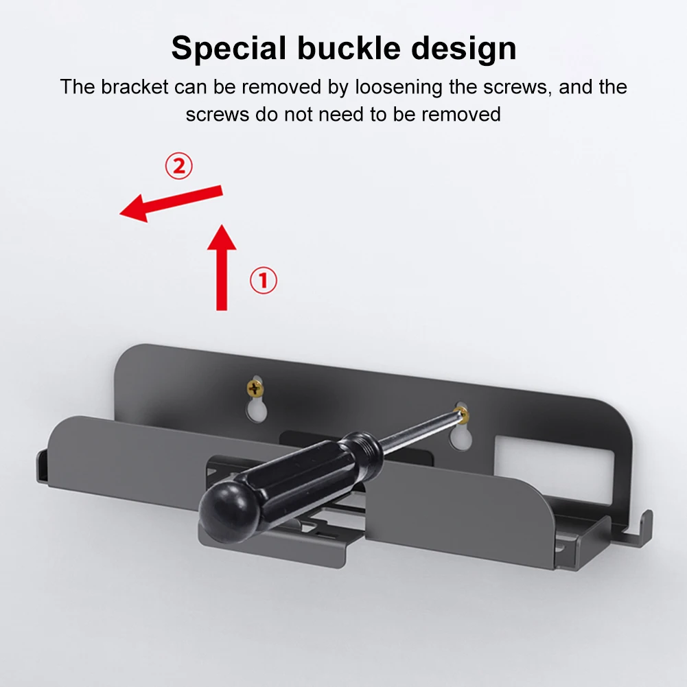 For Nintendo Switch 2 Game Console Wall Mount Holder Bracket Metal Wall Mounted Host Stand Controller Hook Storage Rack Hanger