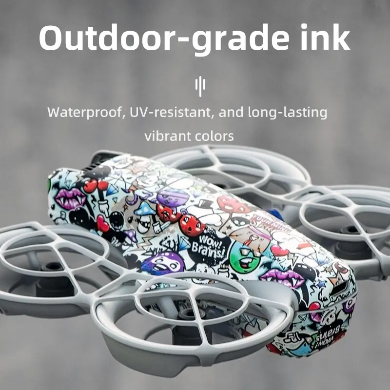 Neo PVC Stickers Set for DJI Neo Colorful Decorative Sticker Combo DIY Anti-scratch Decals Cool Decal Skin Body Protective Film