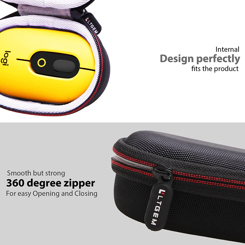 Ltgem-eva Estojo Rígido para Logitech Pop e M350 Mouse Daydream Mint Travel Carrying Storage Bolsa Only Case - Imagem 3