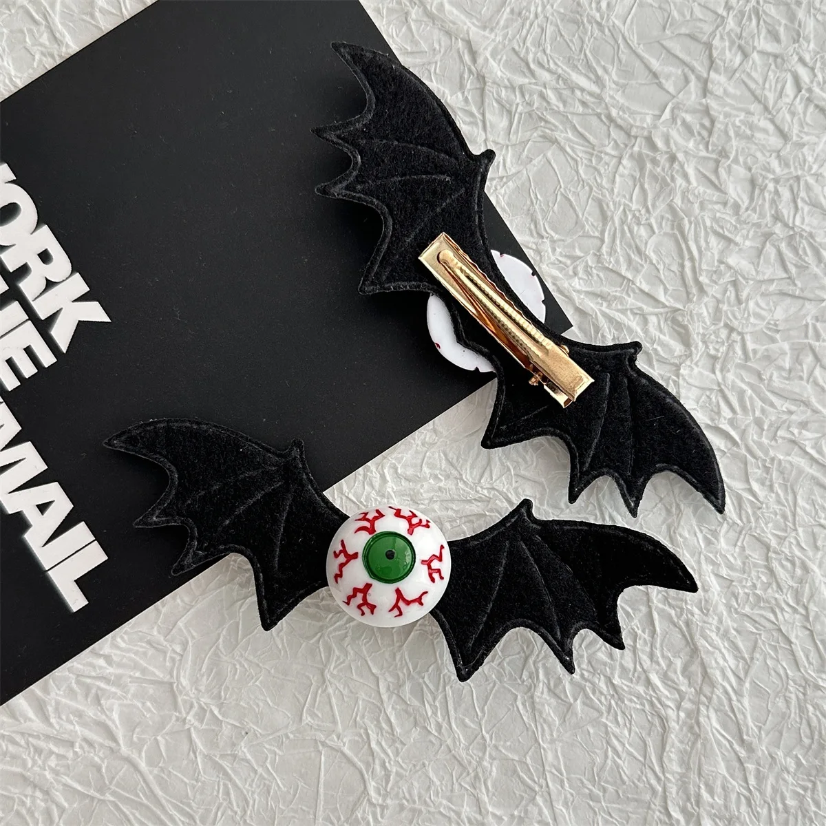 

Bat Hairpin Hair Accessories Halloween Gothic Hair Clip Devil Wing Clip Eye Dressing Halloween Hair Accessories for Girls