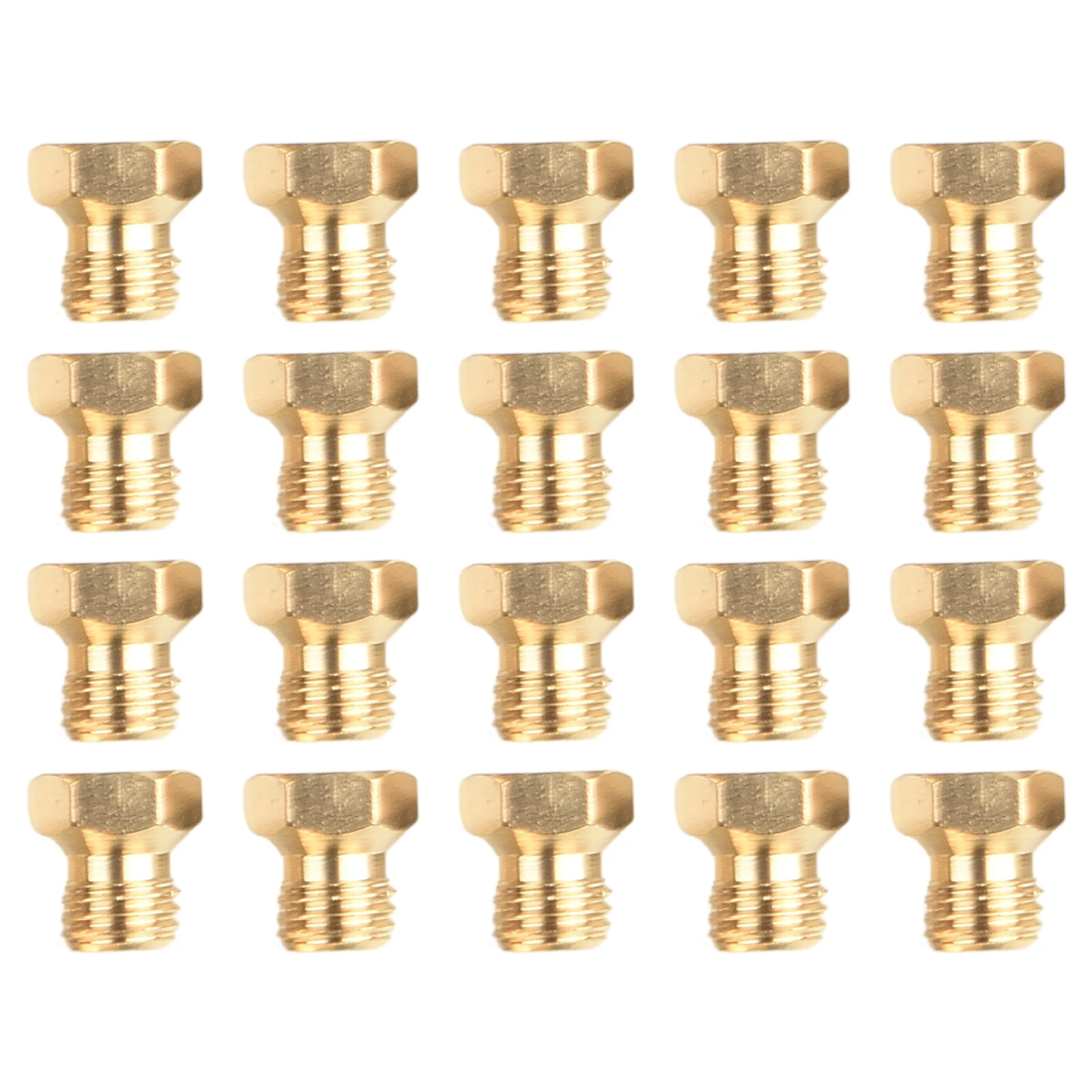 

Ensure Reliable Grill Performance 20Pcs Brass Jet Nozzle Propane Burner Orifice Kit for Reliable Grill Upgrade