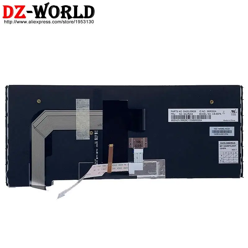 Sws gr dk fr de si br be jp sk bg cz hu Teclado Retroiluminado para Lenovo Thinkpad s3 Yoga 14 P40 Yoga 460 Laptop Azerty Qwertz ch - Imagem 3