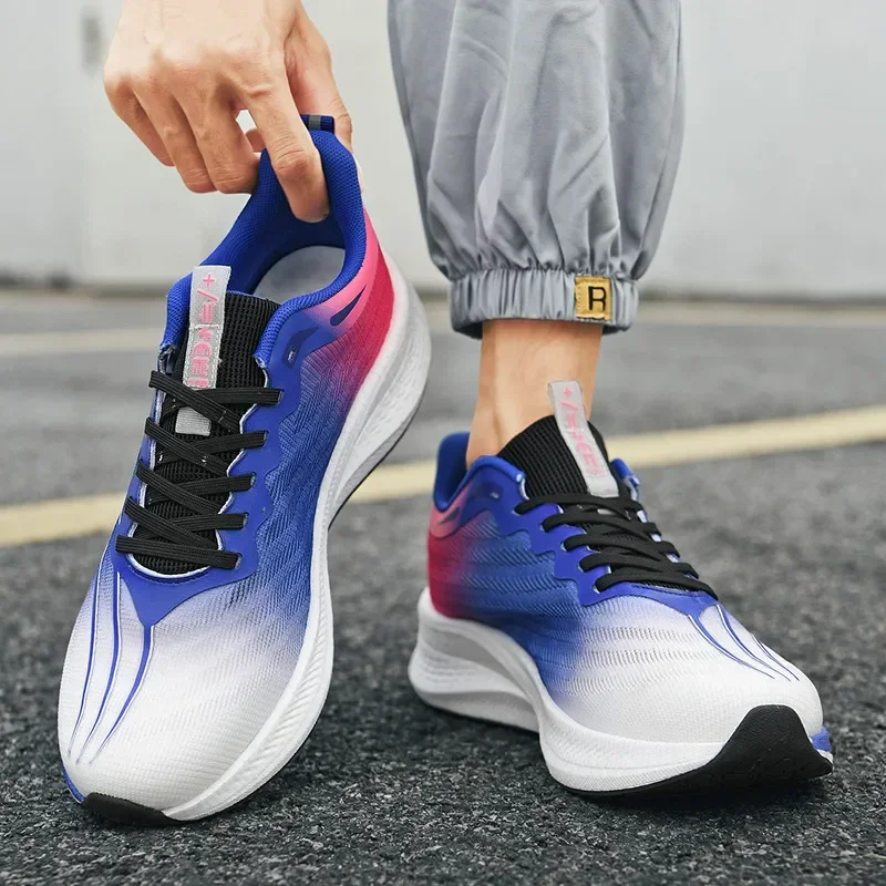 2024 New Summer Carbon Plate Friction Sound Racing Running Shoes for Both Men and Women, Couple Sports Shoes36-45 3
