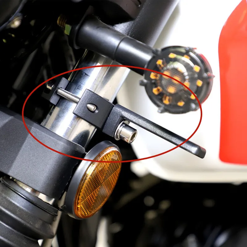 Motorcycle Headlight Holder Adjustable Universal Headlight Spotlight Mount Bracket Ear Chopper Headlamp Holder Motos Accesorios motorcycle light bracket motorcycle headlight clamp motorcycle headlight mount