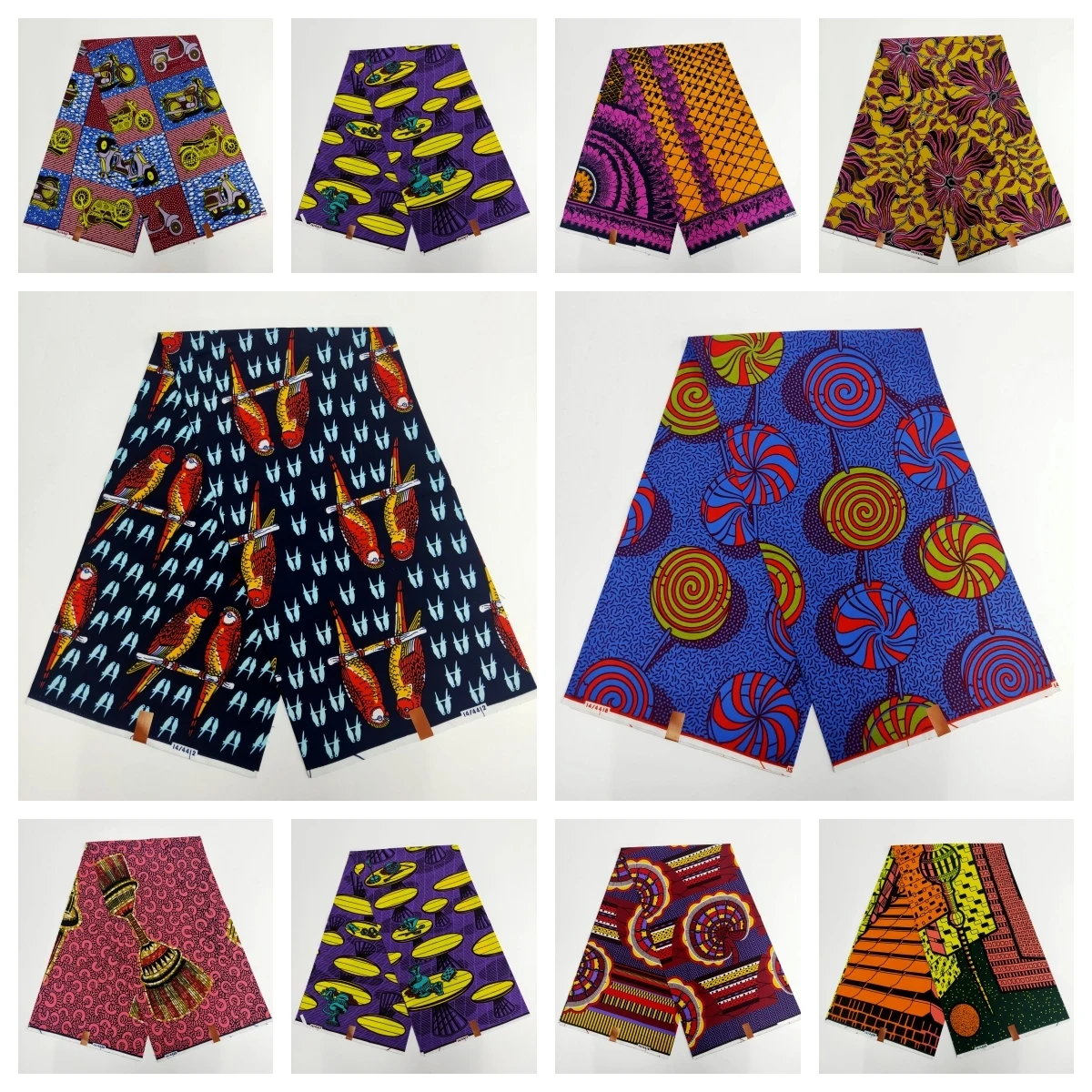 

High Quality Ankara Fabric African Real Wax Print Cotton 100% Tissus Wax Africain For Sewing Material 6yard/piece Nigerian Wax