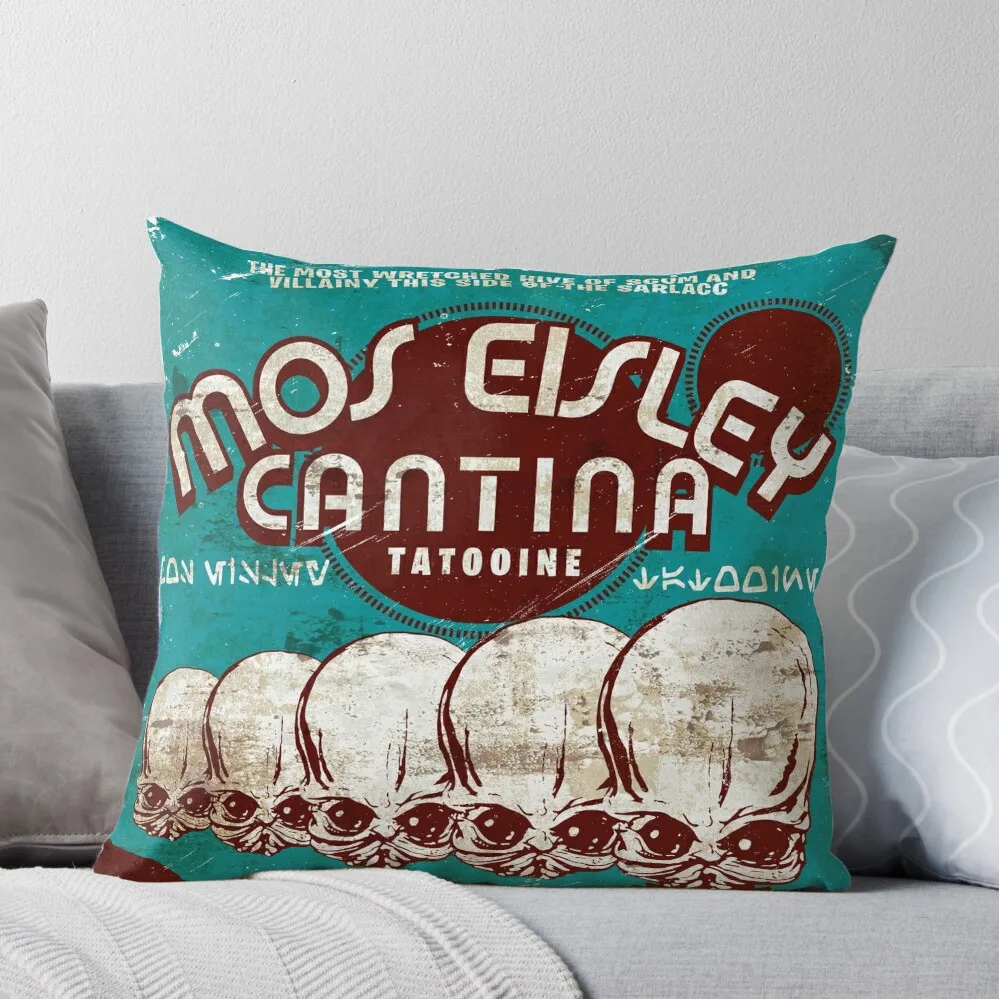 

Cantina Sign Throw Pillow autumn pillowcase Sofas Covers Christmas Covers For Cushions