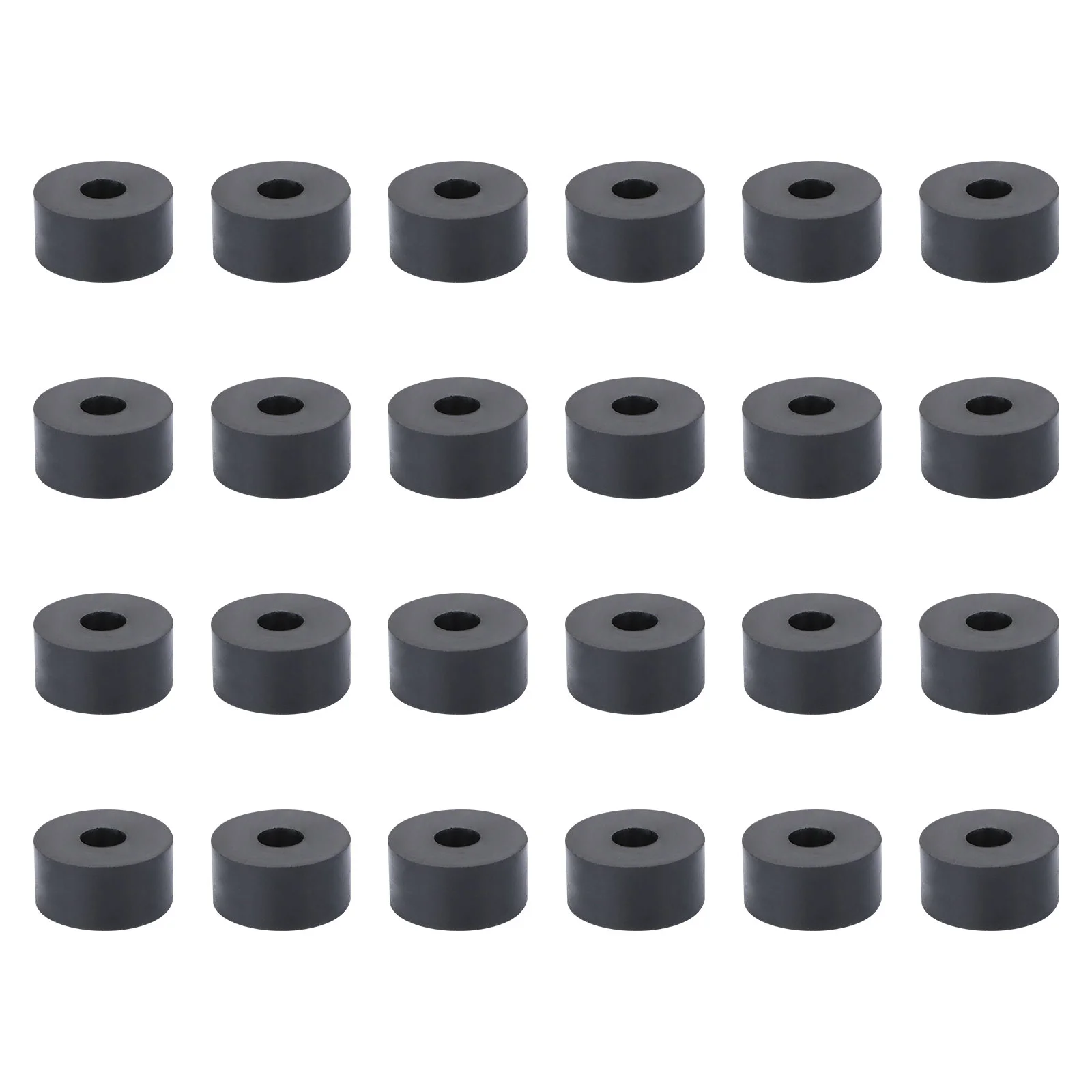 

24PCS Portable Flowerpot Foot Pads Round Rubber Absorbing Mats Shockproof Plant Pot Cushion Multi-purpose Pad for Modern
