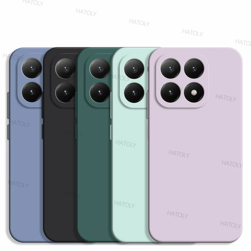 Enhanced Liquid Silicone Shockproof Phone Case - Original TPU Anti-Scratch Cover