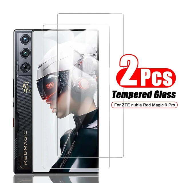 Protector de pantalla para Nubia Red Magic 9 Pro Plus, película de vidrio  templado 9H, pegamento completo 2.5D, 10 piezas, NX769J - AliExpress