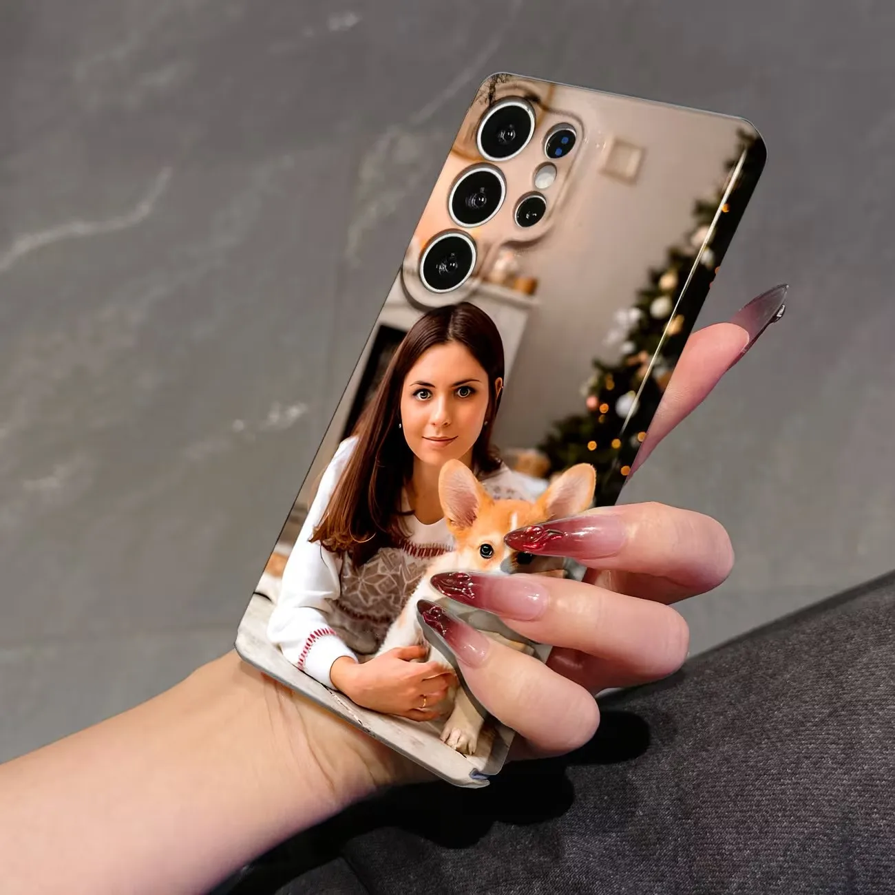 Custom DIY Glossy Film Hard PC Phone Case