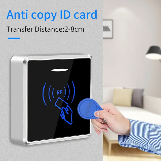 Anti Copy Encryption Anti Duplication Access Control Card Reader Kit Anti-copy RFID Card + USB Card Sensor + Wiegand Card Reader 2