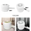 Electric Pot Noodles Cooker Frying Pan Nonstick Soup Pot Portable Multipurpose Ramen Cooker for Steak Soup Eggs Pasta Ramen 3