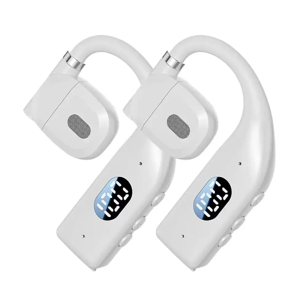 Wireless Bluetooth Headphones With Led Display And Mic_voghion.com