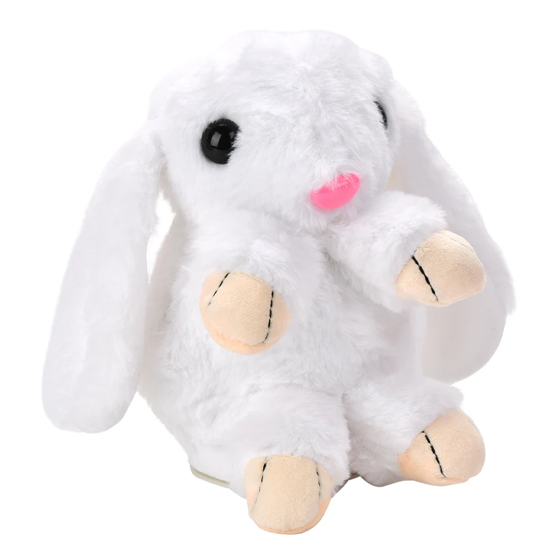 Interactive Storytelling Rabbit Toy-Light & Music Educational Toy for Kids, USB Charging, Ages 3+