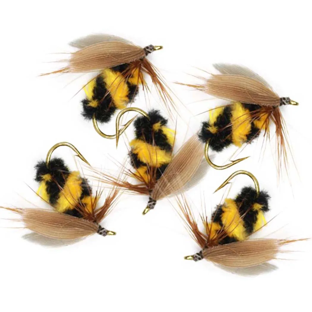 

15/18Pcs Wet/Dry Nymph Fly Fishing Lure Fly Tying Material Bait Fake Flies for Trout Grayling Panfish Fishing Tackle