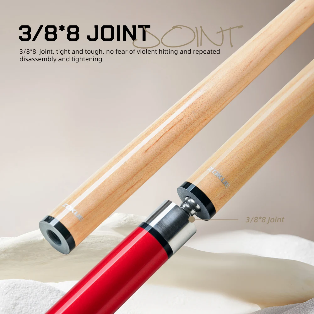 ビリヤードキュZOKUE Carbon Fiber Shaft Zokue Carbon Fiber Shaft - 3/8*8 Pin - 10.5mm/11.5/12.5mm