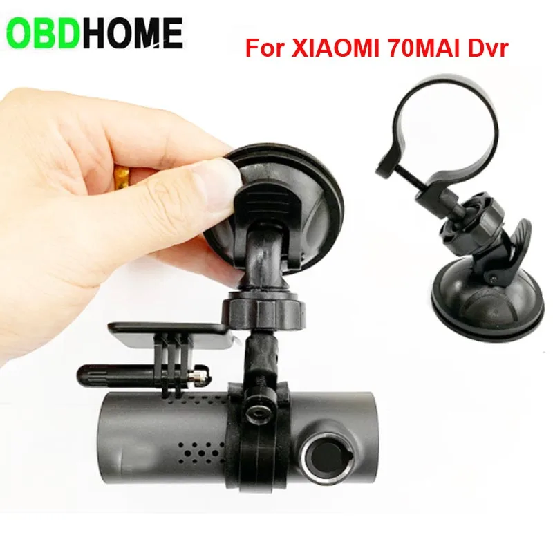 Camera Mount Camera Mounting Bracket Dash Cam Suction Cup DVR Bracket Holder Dash Cam Bracket Car Mirror Bracket Anti Slip Rubber Pad Round Fix Holders for XIAOMI 70MAI Dashcam DVR Suction Cup Base Bracket Rearview Mirror Camera Mount Kit
